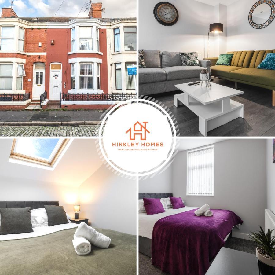 Supersized House 6 Beds Sleeps 14 W Garden & Carpark By Hinkley Homes Short Lets & Serviced Accommodation Liverpool Exterior foto